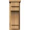 Ekena Millwork Mediterranean Smooth Corbel w/Backplate, Western Red Cedar, 7 1/2"W x 12"D x 20"H COR08X12X20MED01SWR - alternate 3